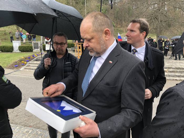 Dan slovenske zastave. Foto: Dominik Černelič, 7.4.2019.