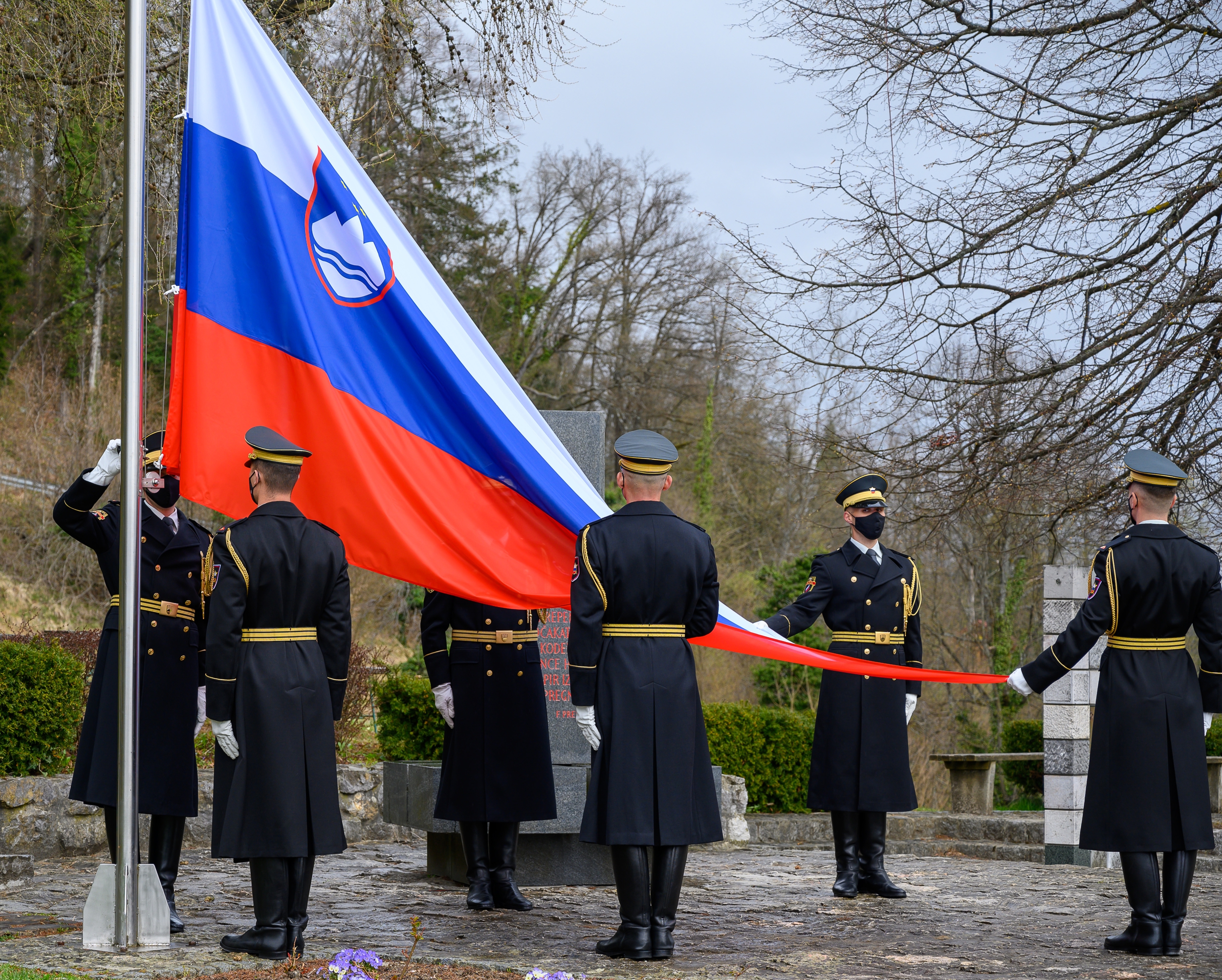 Dan slovenske zastave, Geoss, 11. 4. 2021. Foto: Uroš Žižmund.