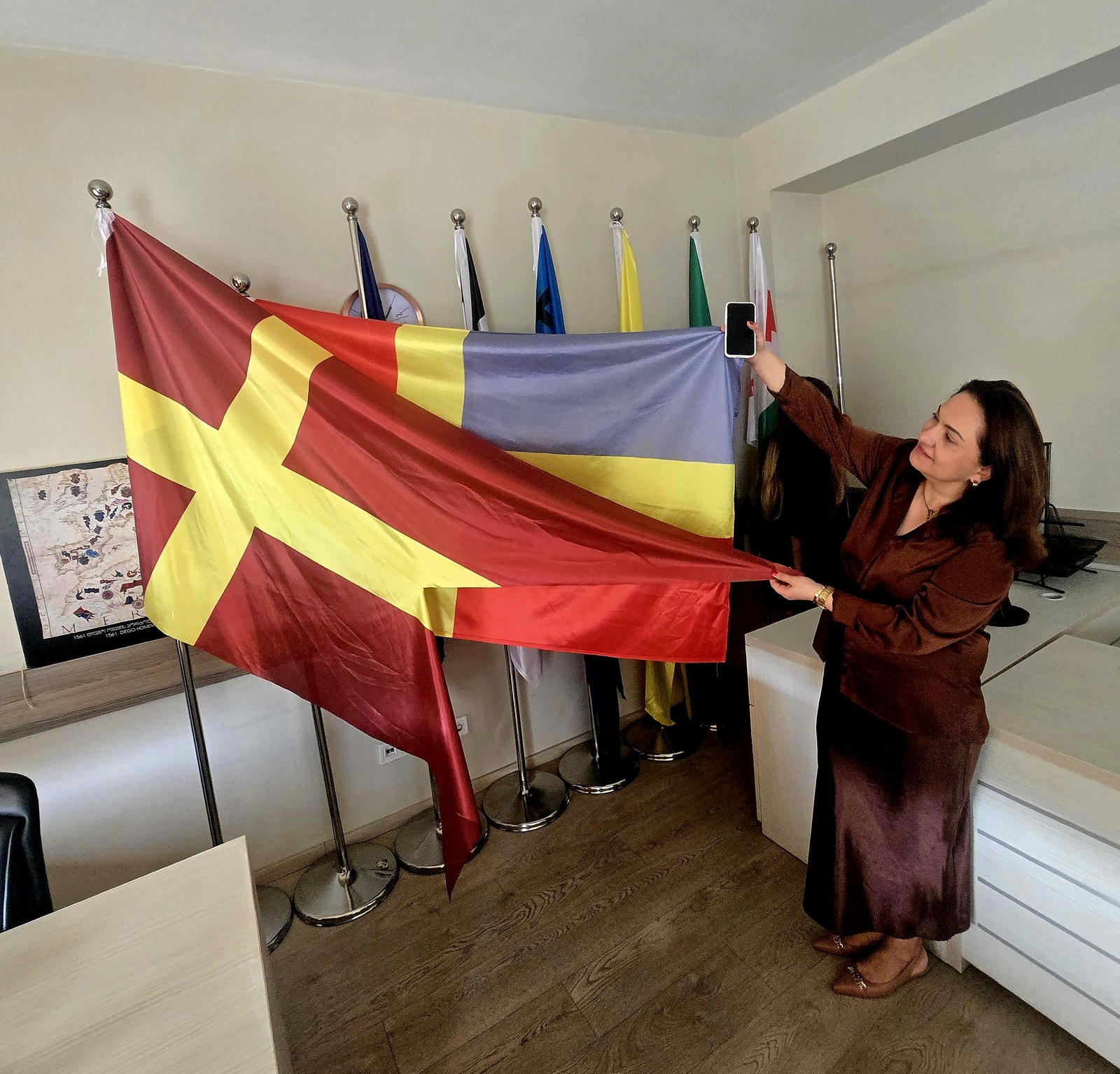 Zbirka regionalnih in lokalnih zastav, ki služi kot referenčni primer kakovosti izdelave in izvedbe zastav