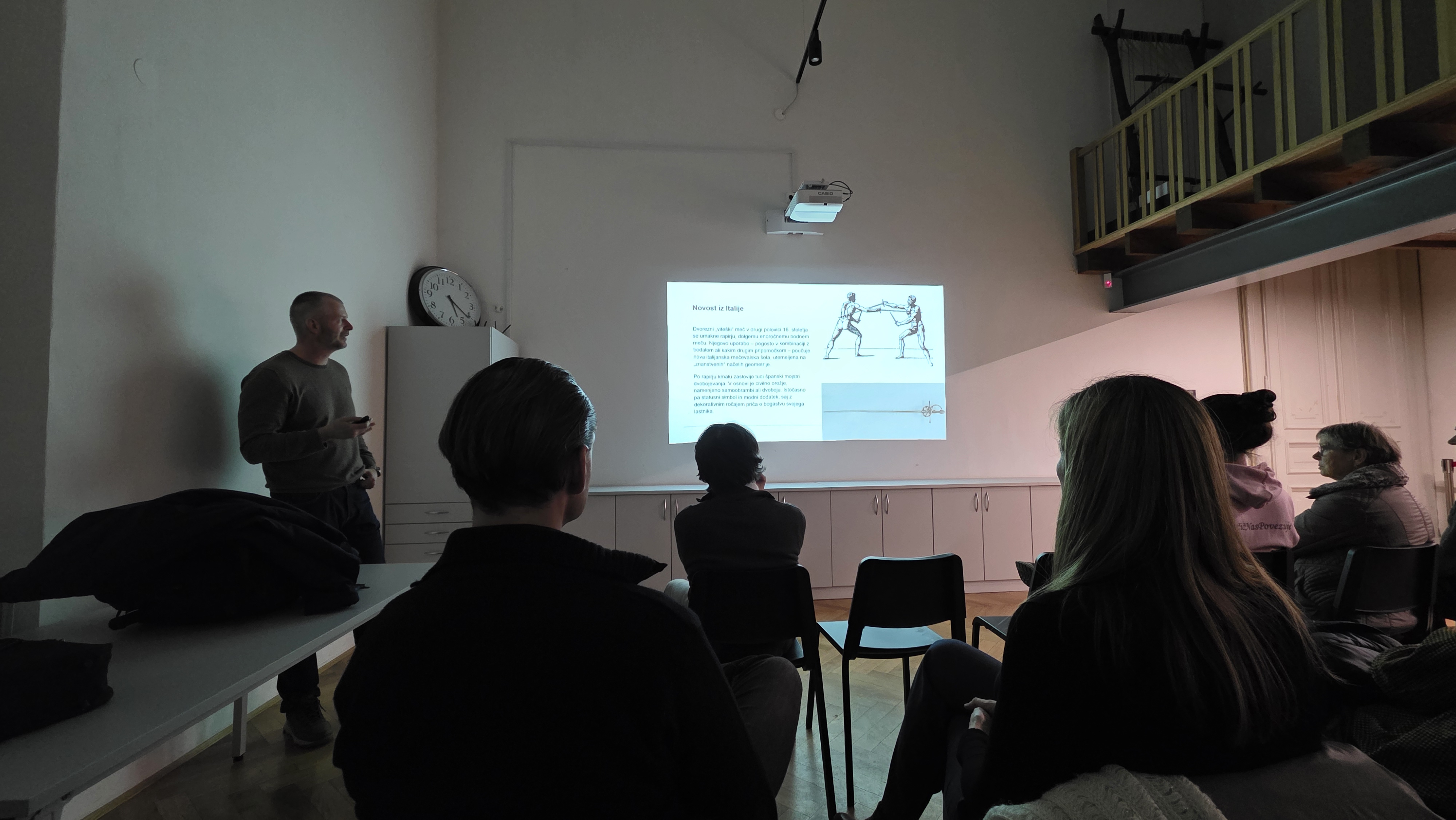 Ogled Rokopisne zbirke. Foto: Aleksander Hribovšek.